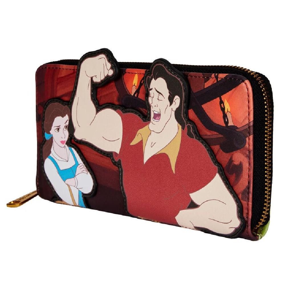Loungefly Brieftasche Disney Beauty and the Beast Villains Gaston Scene Brieftasche