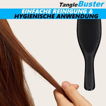 MAVURA Haarbürste TangleBuster Anti Tangle Bürste Anti Haarbruch, entwirrende Bürste biegsame Borsten für nasses Haar