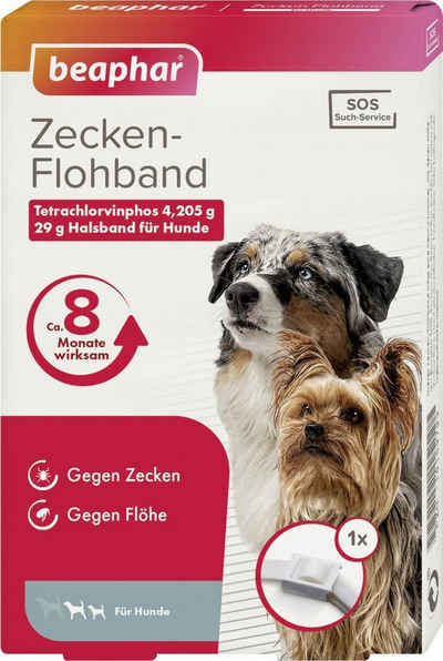 beaphar Hundehandtuch Beaphar Zecken-Flohschutzband für Hunde 60 cm