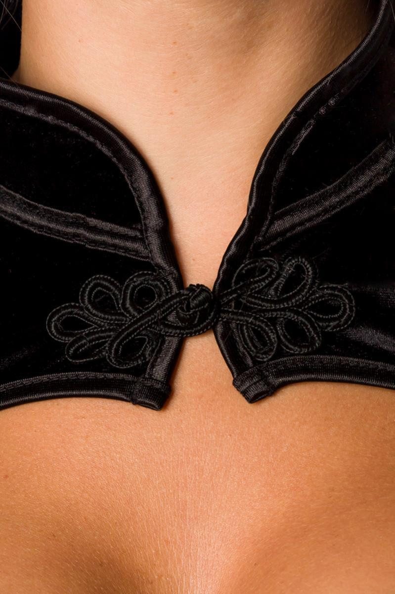 Atixo Bolerojacke Bolero aus Stretchsamt stylisch