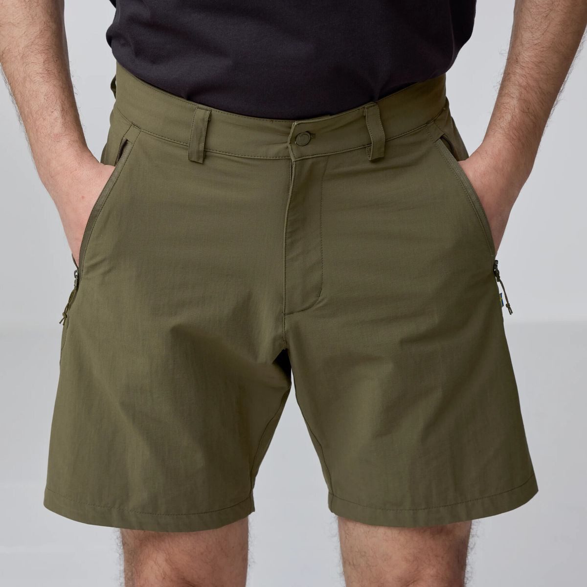 Fjällräven Shorts High Coast Pack Shorts M Leichte, schnell trocknende Shorts aus recyceltem Material mit