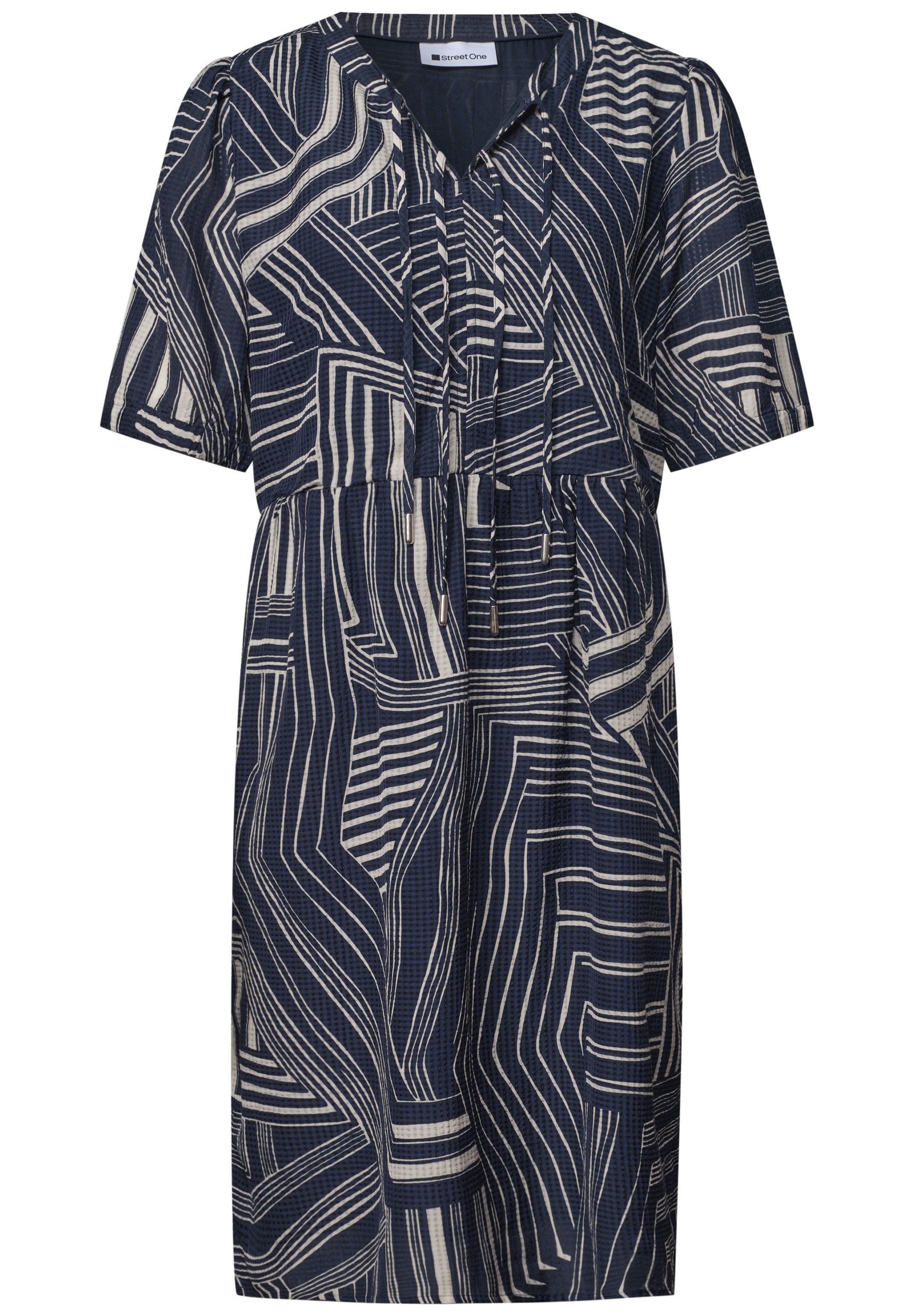 STREET ONE Sommerkleid mit grafischem Muster