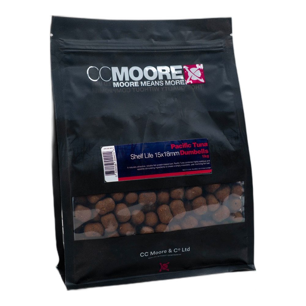 CC Moore Fischboilies Pacific Tuna 15X18mm Dumbells 1kg