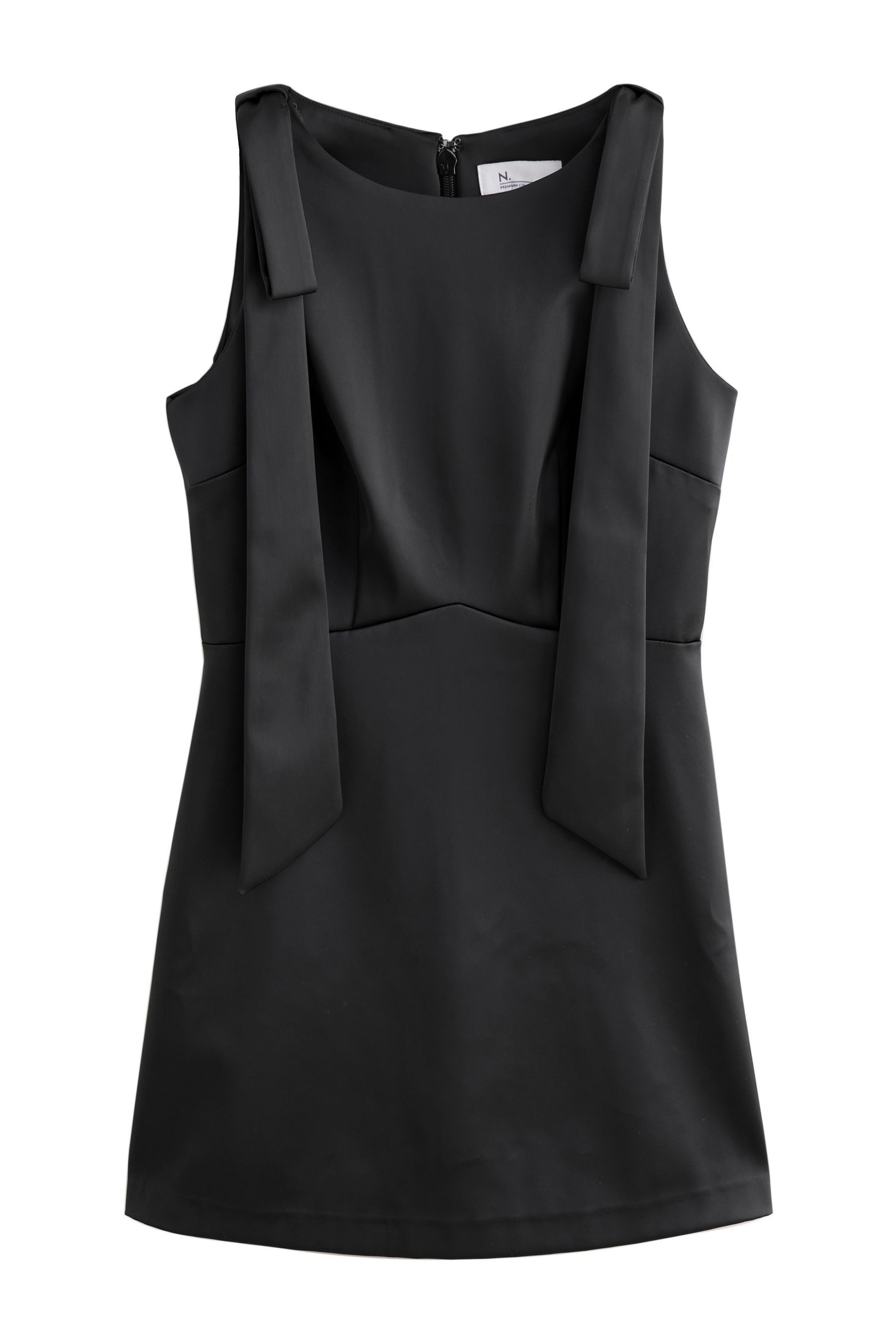 Next Satinkleid Satin-Minikleid mit Schleife an der Schulter (1-tlg) günstig online kaufen