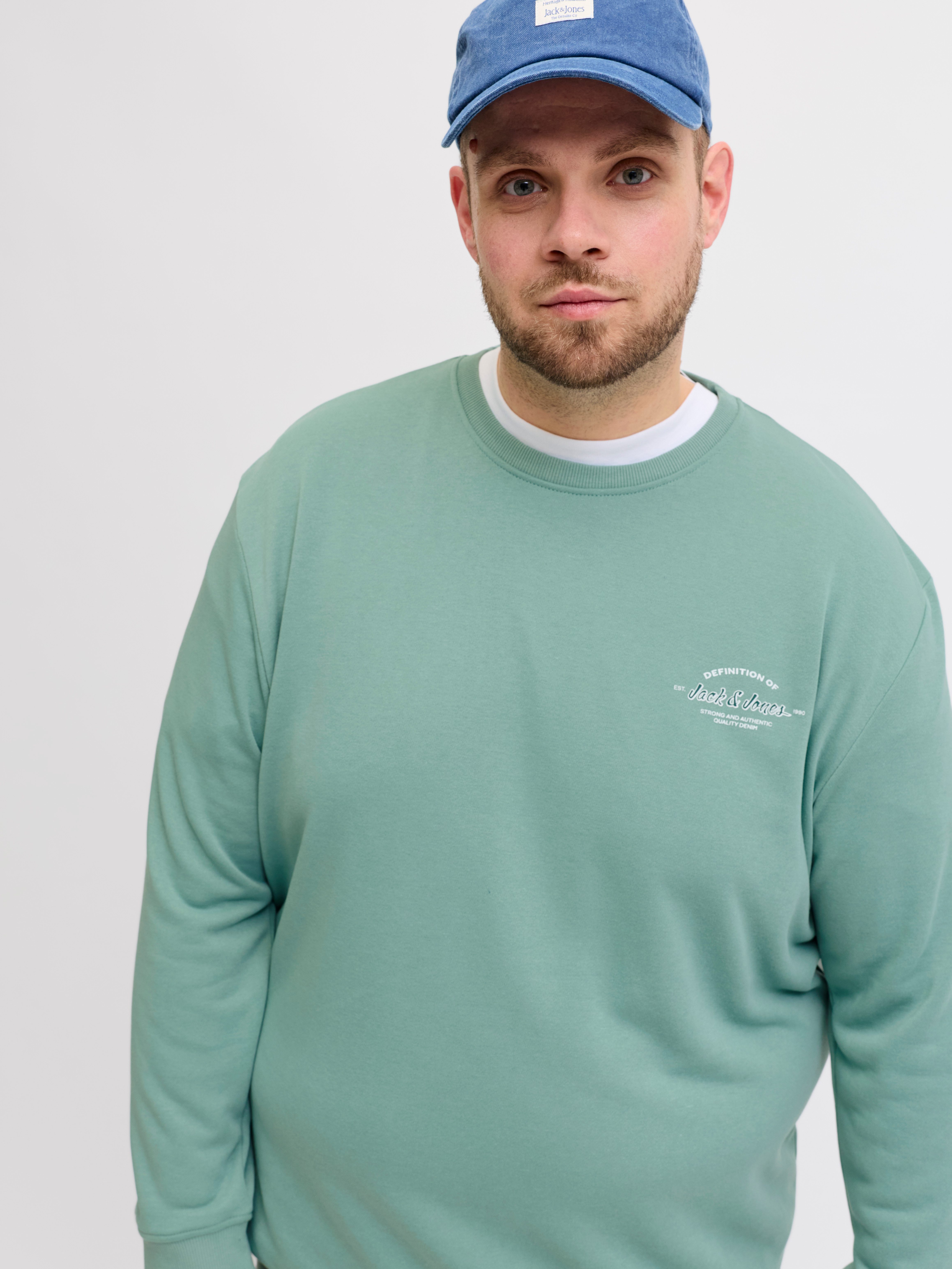 Jack & Jones PlusSize Sweatshirt JJBRANDON SWEAT CREW NECK PLS günstig online kaufen