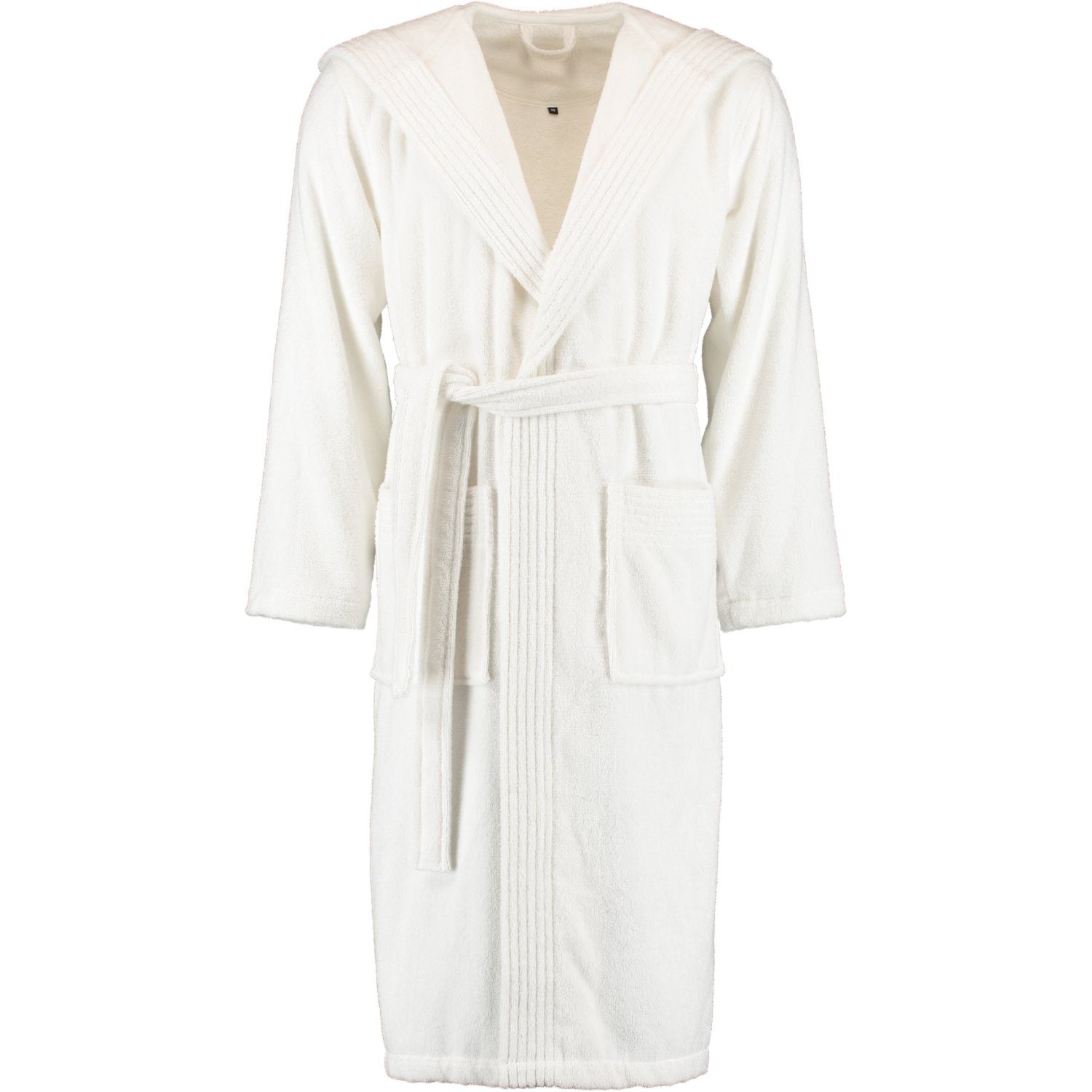 Vossen Unisex-Bademantel Vegan Life Kapuze Velours, Kapuze, 100% Baumwolle, 100% VEGAN