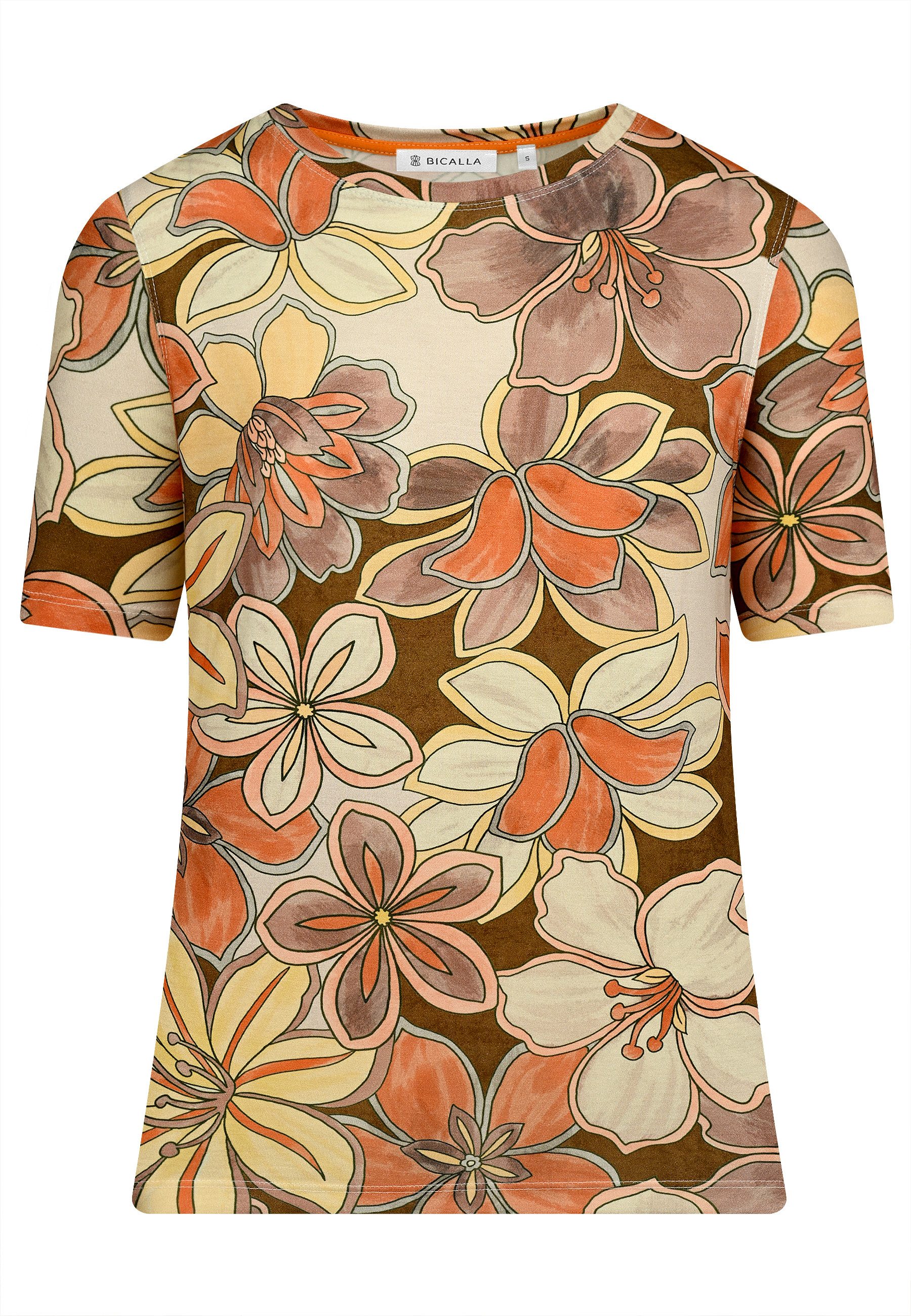 BICALLA T-Shirt Shirt mit Blüten-Print in günstig online kaufen