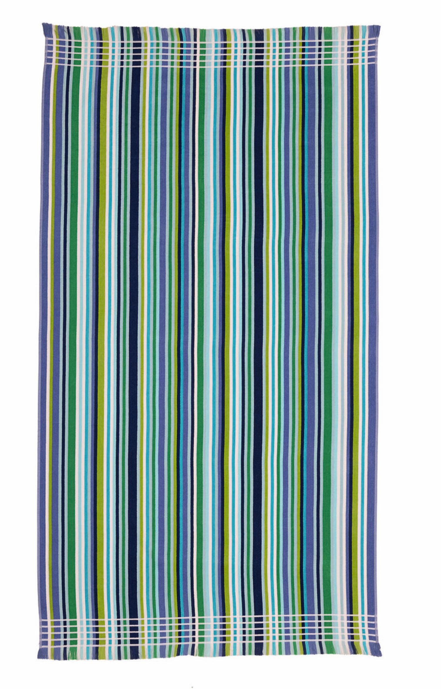 Dormabell Hamamtuch Dormabell Hamamtuch Wellnesstuch Strandtuch Saunatuch Streifen azur, Baumwolle (1-St)