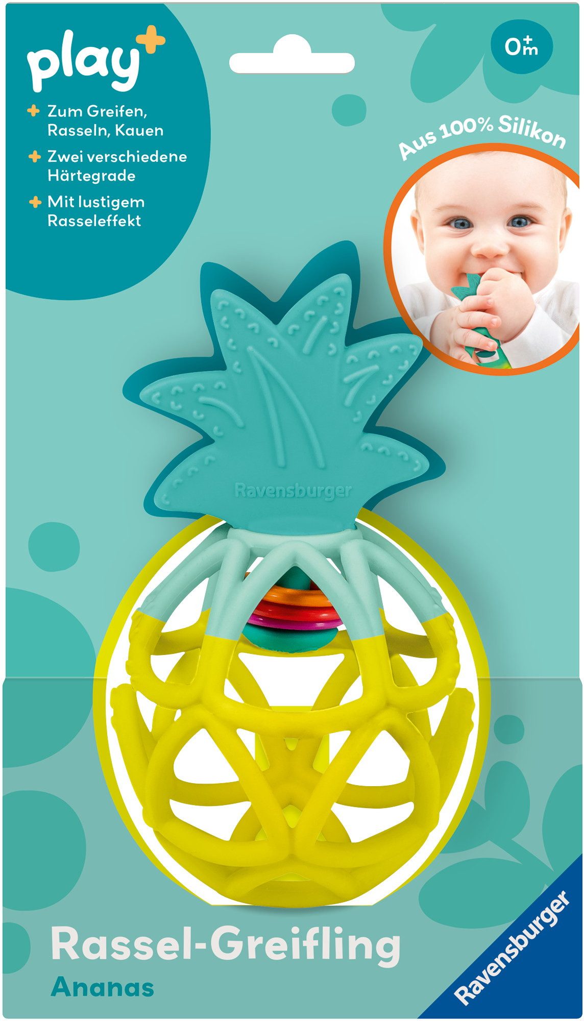 Ravensburger Greifling Babywelt Greifling Rassel Ananas 04869