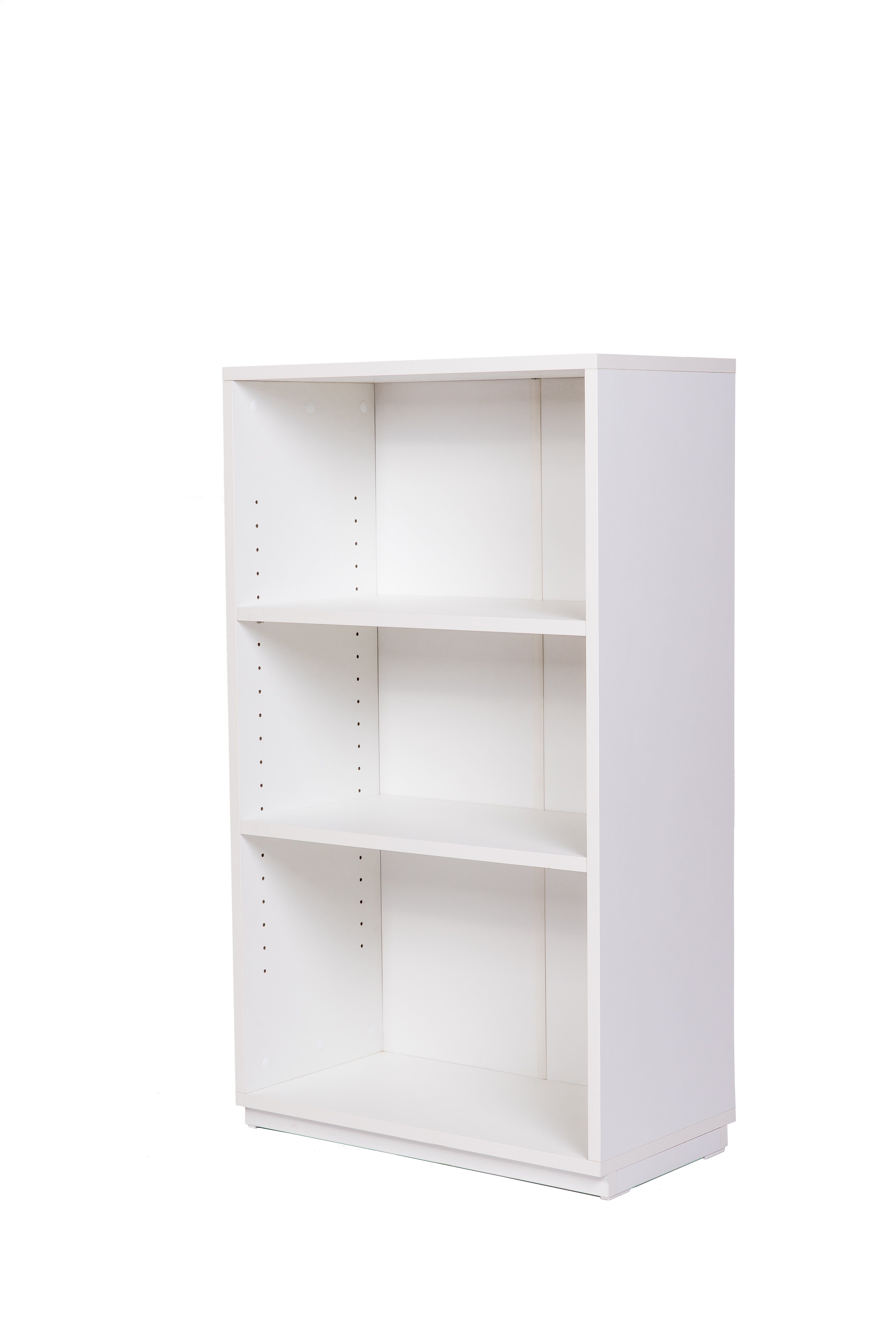 kundler home Bücherregal Regal oder Wohnzimmerregal individuell kombinierbar B 60, T32, H100 cm Weiß Premiumdekor