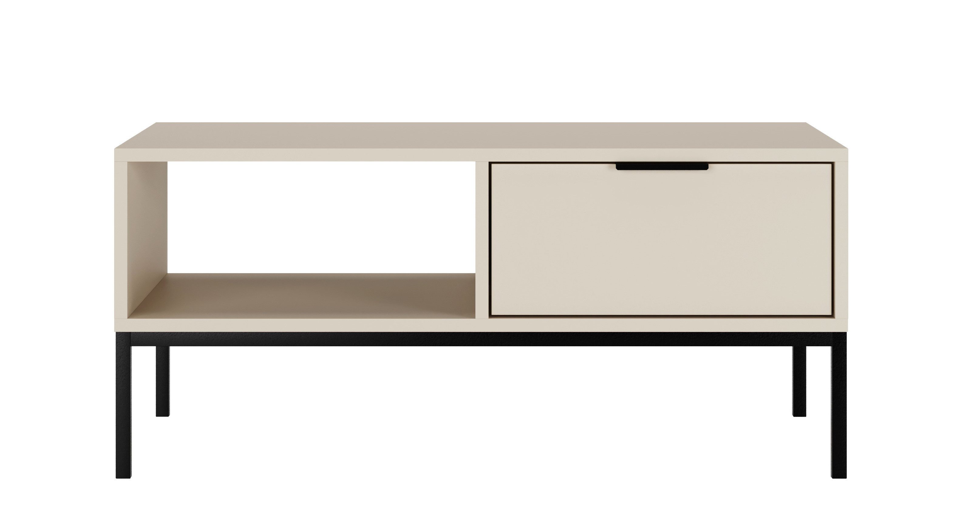 99rooms Couchtisch Avgustin (Wohzimmertisch, Beistelltisch), Modern Design, mit viel Stauraum, Soft-Close Funktion