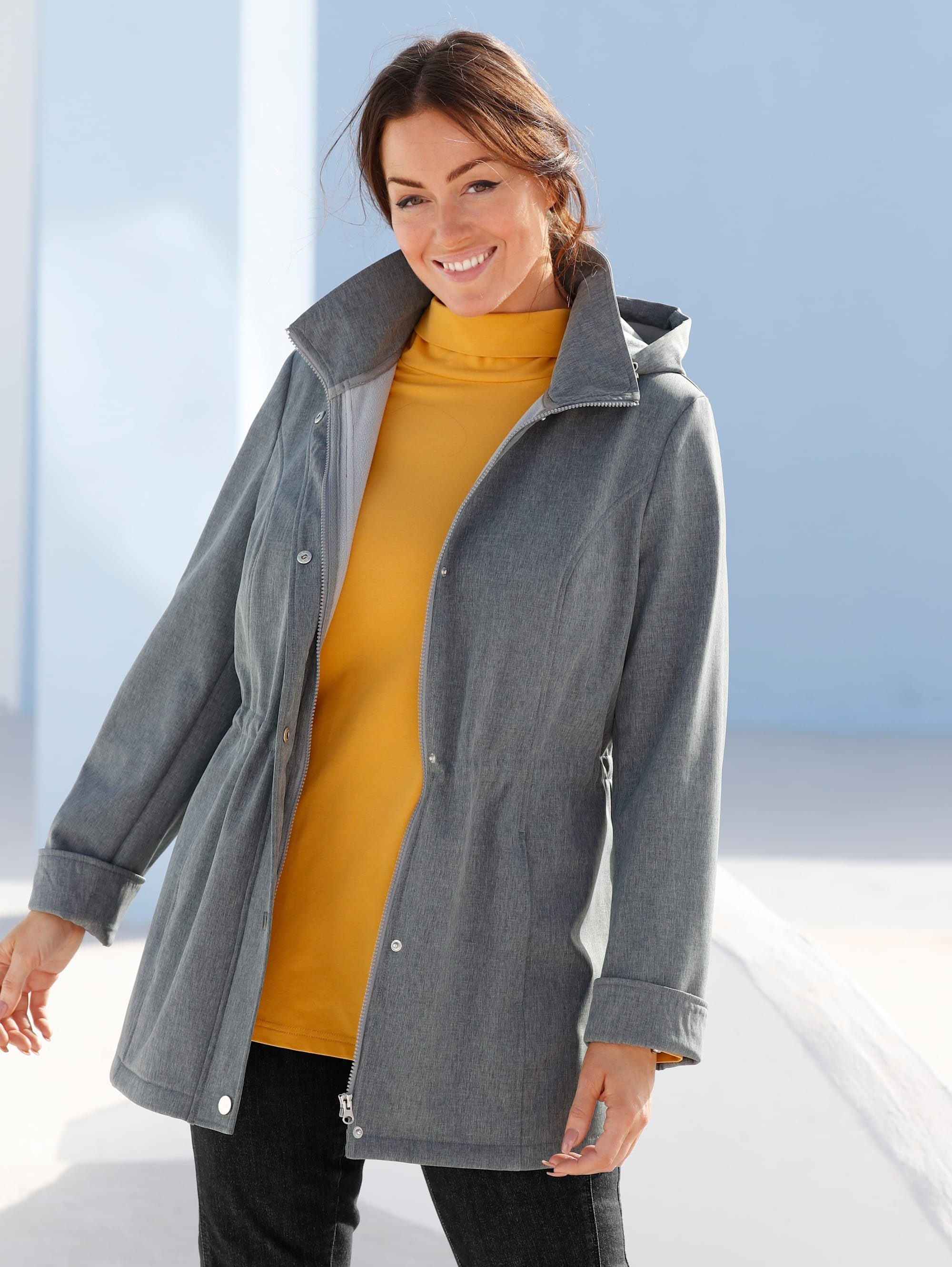 softshell jacke mit tunnelzug softshell jacke mit tunnelzug