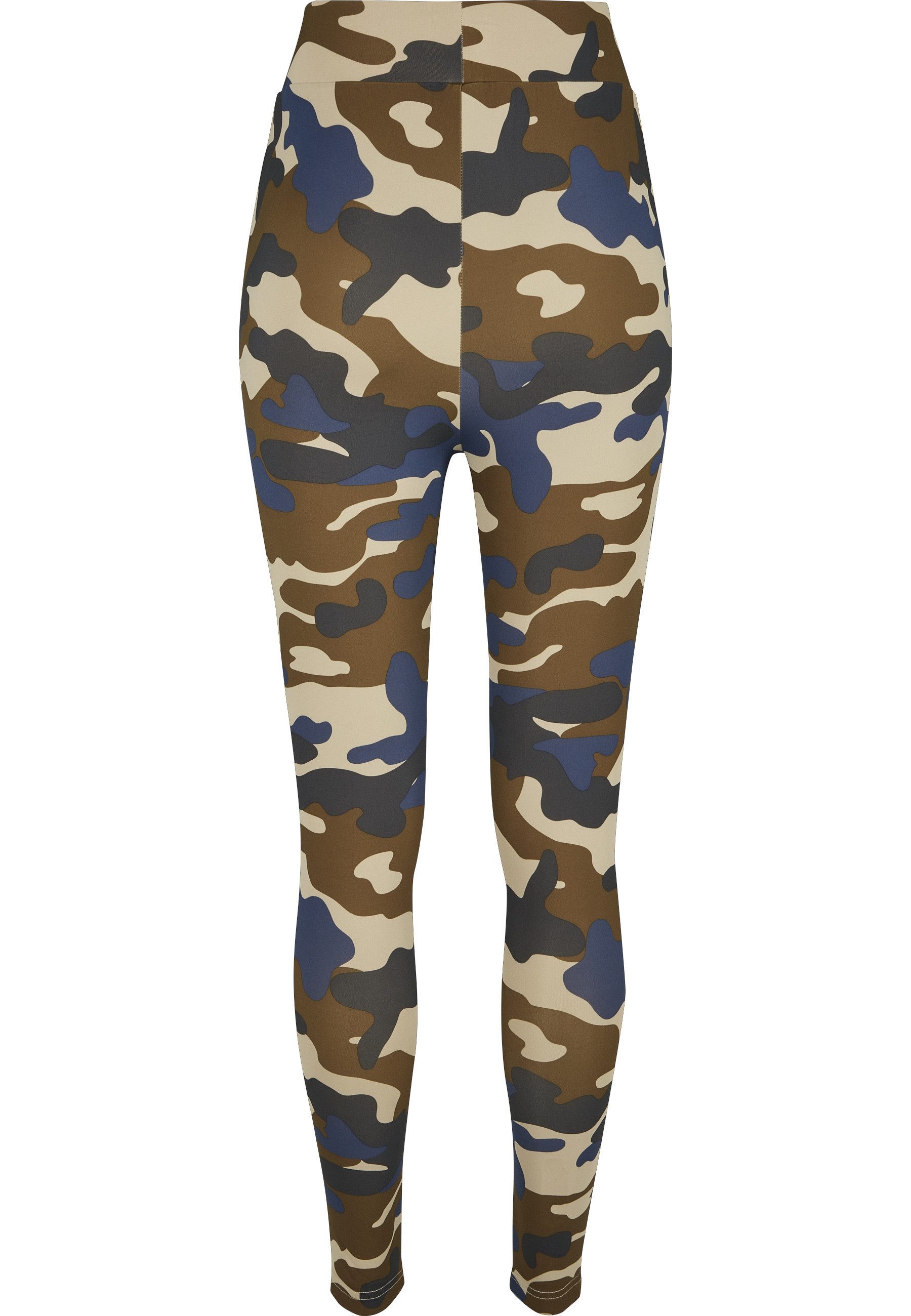 URBAN CLASSICS Leggings Urban Classics Damen Ladies High Waist Camo Tech Leggings (1-tlg)