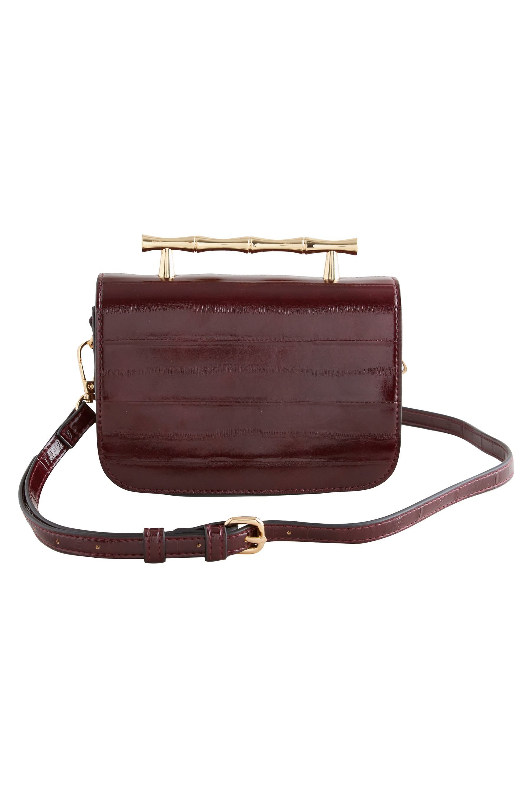 Next Clutch Tasche mit Tragegriff und Metalldetails (1-tlg)