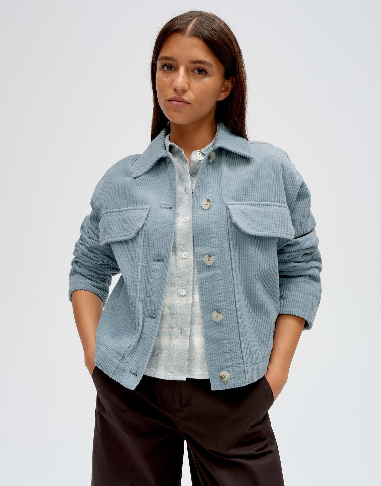 OPUS Cordjacke Hannja aus weichem Cord