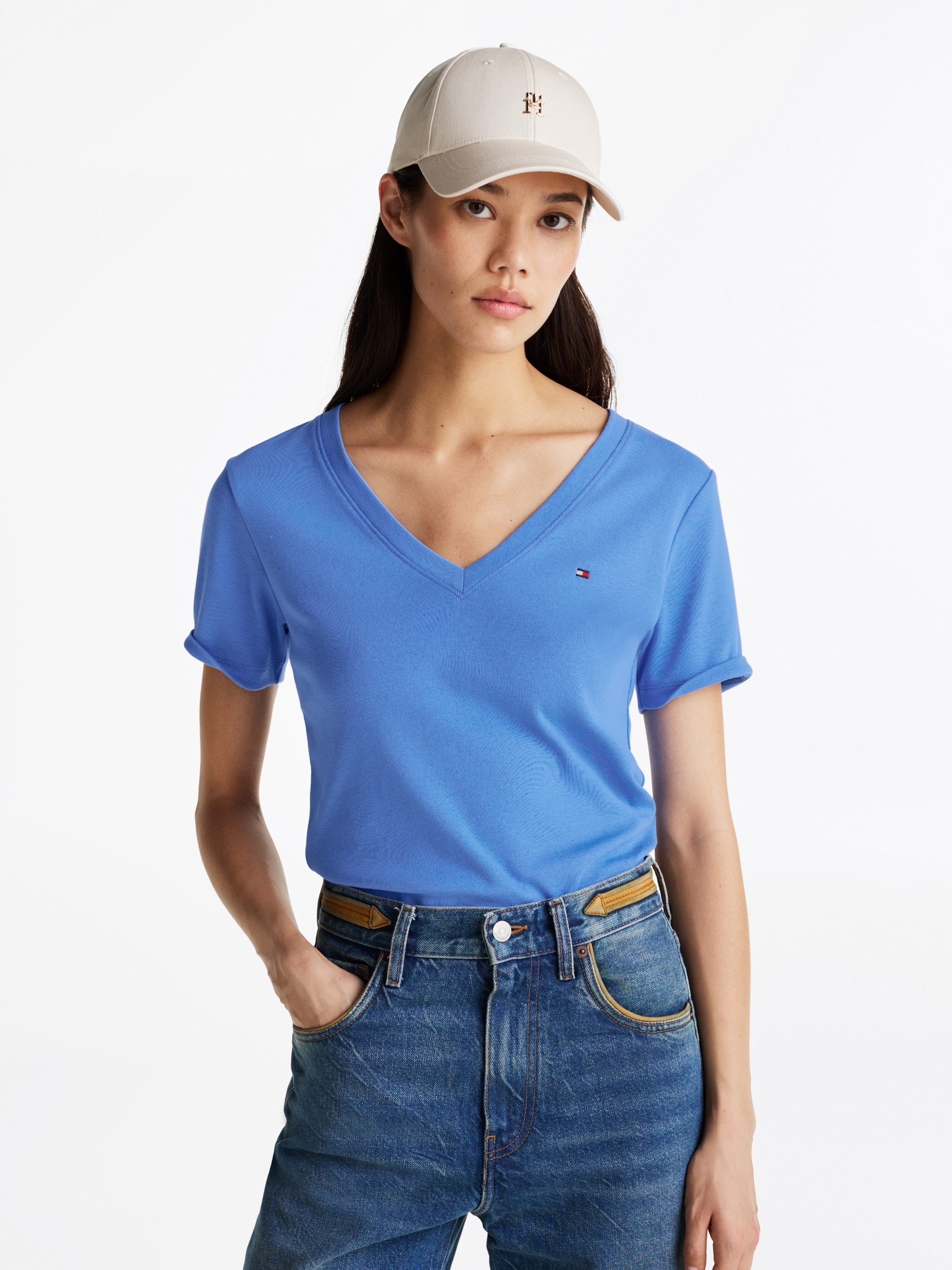 Tommy Hilfiger T-Shirt SLIM CODY V-NK günstig online kaufen