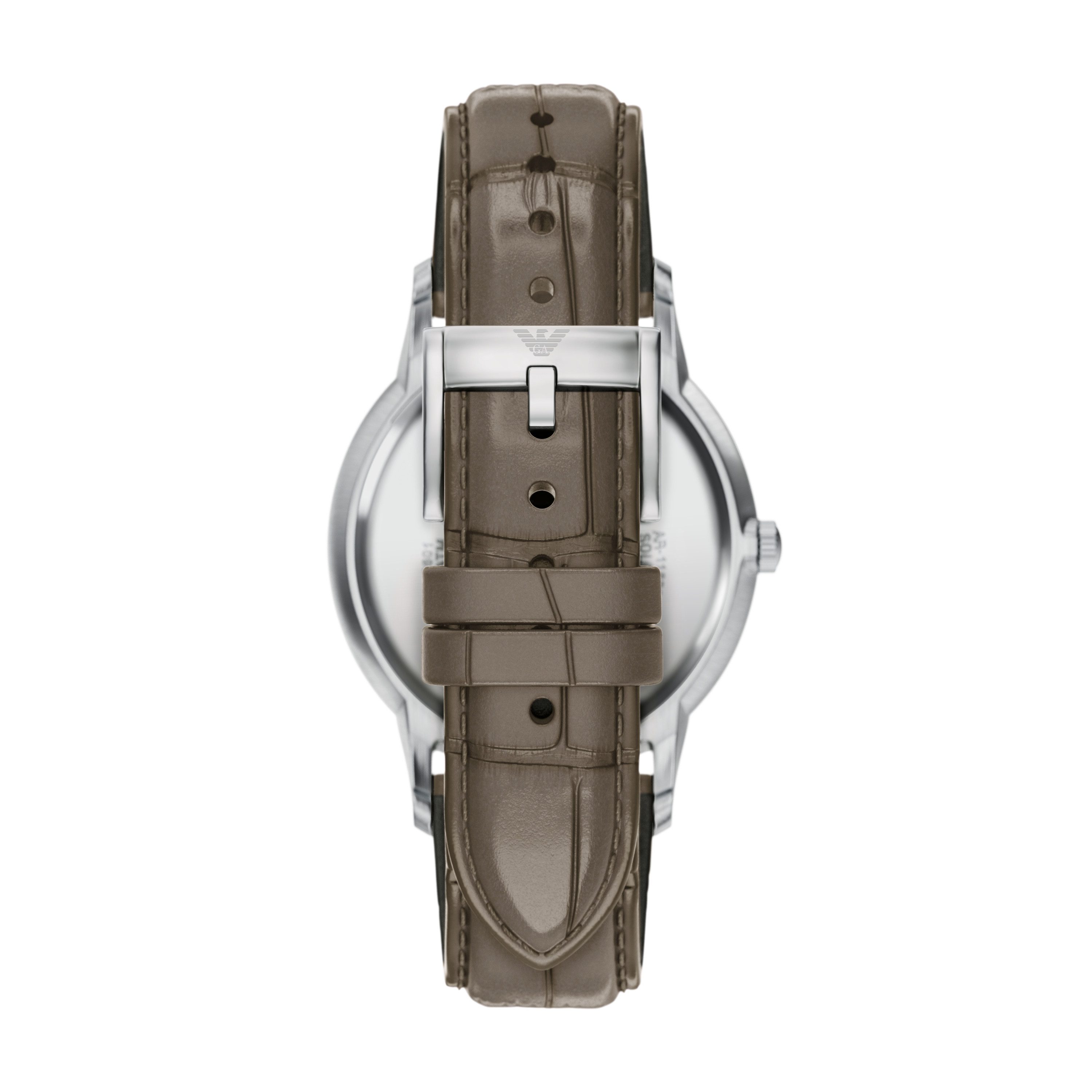 Emporio Armani Quarzuhr AR11823, Armbanduhr, Lederarmband, analog, Tag – Bild 3 von 4
