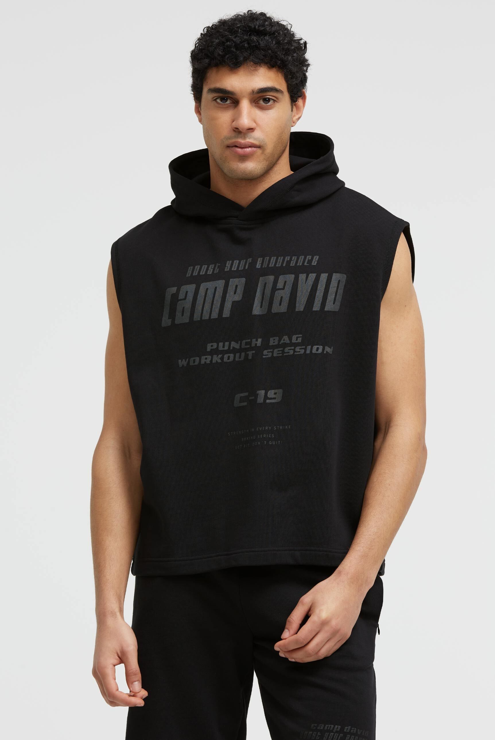 CAMP DAVID Kapuzensweatshirt aus Baumwolle