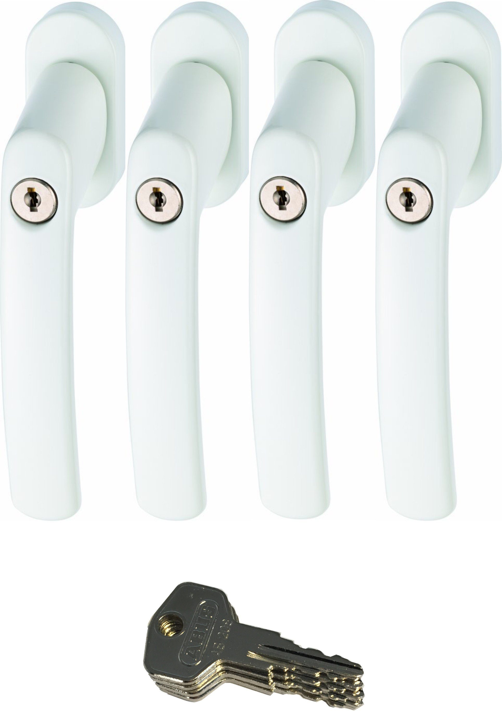ABUS Fenstergriff ABUS FG200 Weiß, Braun, günstig online kaufen