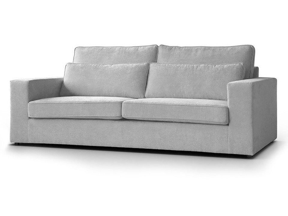Beautysofa 3-Sitzer Modernes, stilvolles und elegantes 3-Sitzer-Sofa PARMA, B:225/H:90/T:108cm
