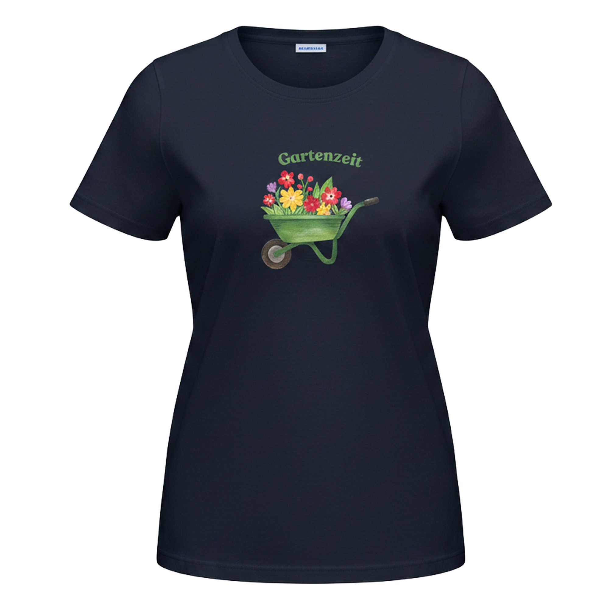 HERMKO Kurzarmshirt 701180055 T-Shirt 100% Bio-Baumwolle mit Druckmotiv hergestellt in EU