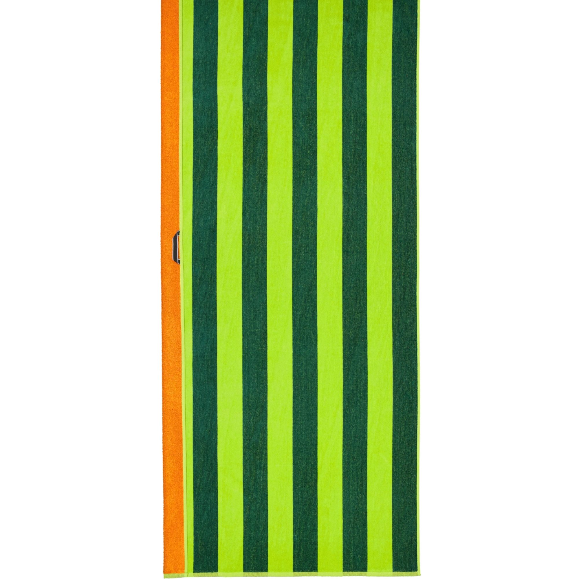 Cawö Home Strandtücher Beach Tropical Streifen 5577 Velours, 100% Baumwolle (1-St)