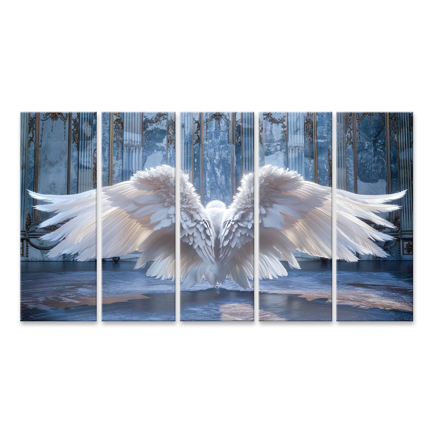 islandburner Leinwandbild Digital erzeugte, ultra-realistische, riesige günstig online kaufen