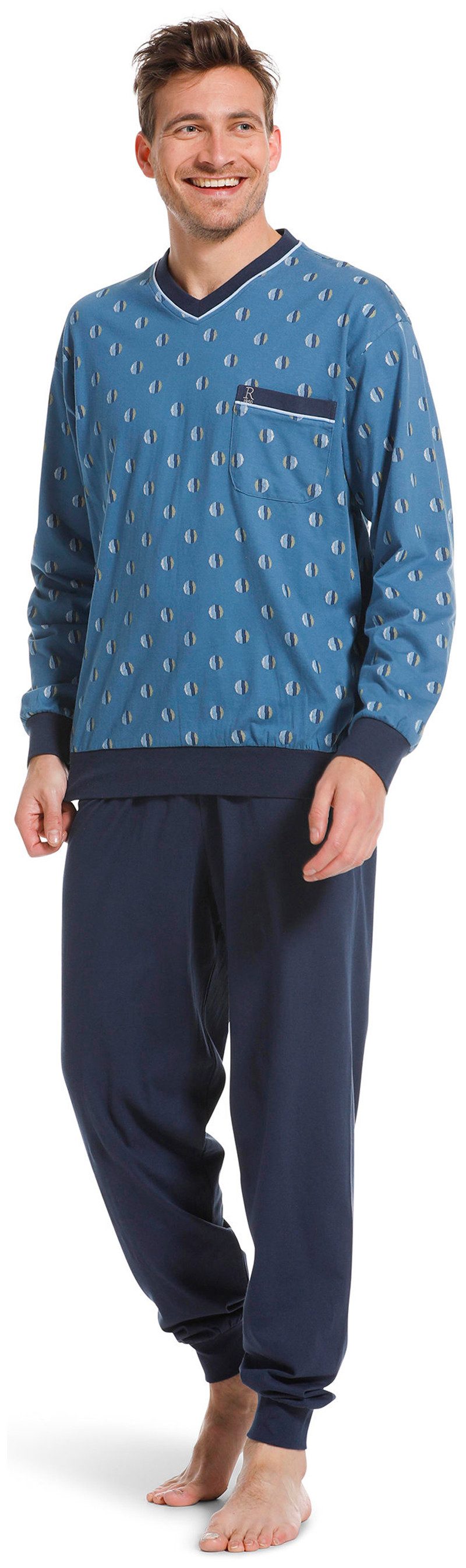 Robson Schlafanzug Herren Schlafanzug lang (2 günstig online kaufen