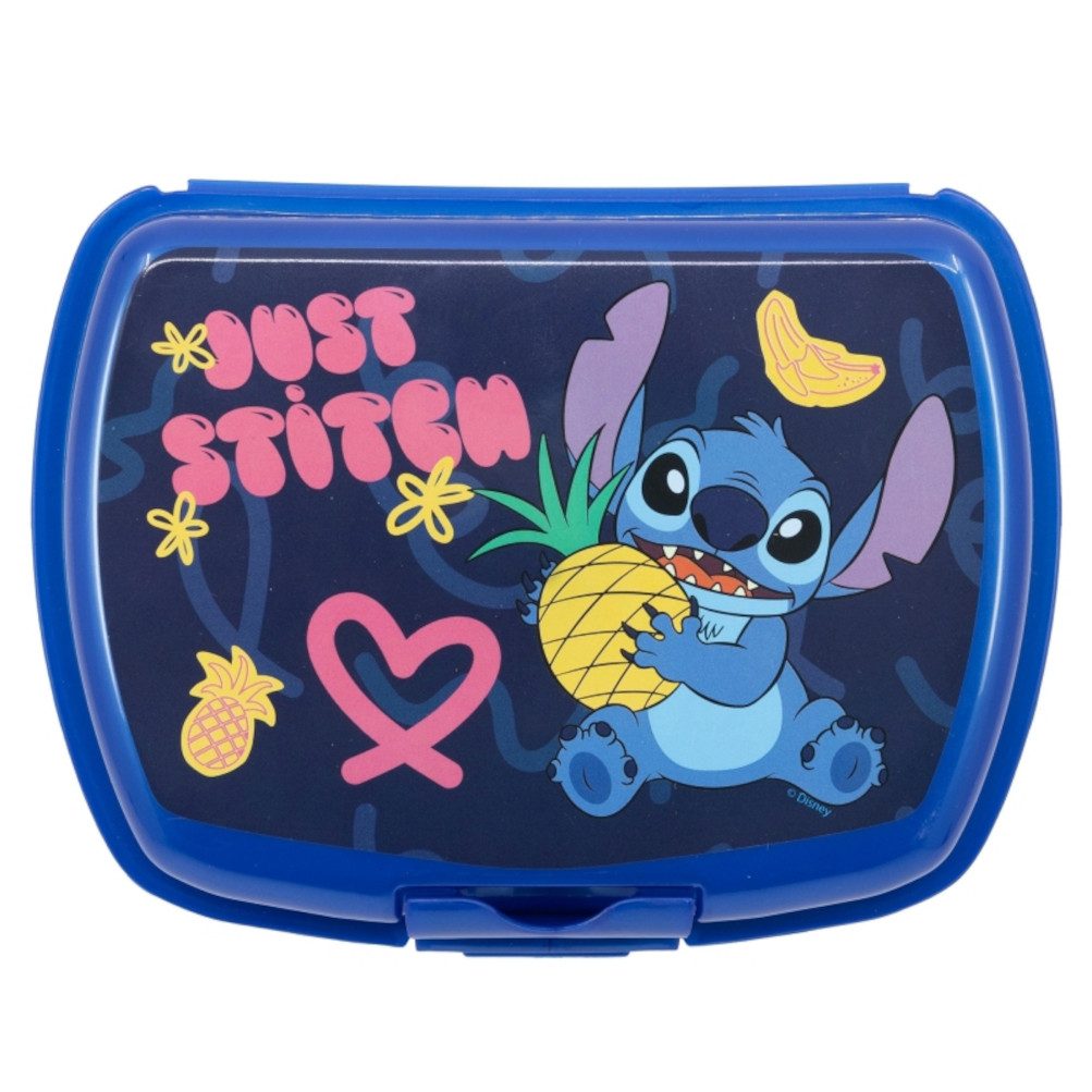 Stor Lunchbox Lilo und Stitch Brotdose Kinder Lunchbox Schule Sandwichbox, Kunststiff