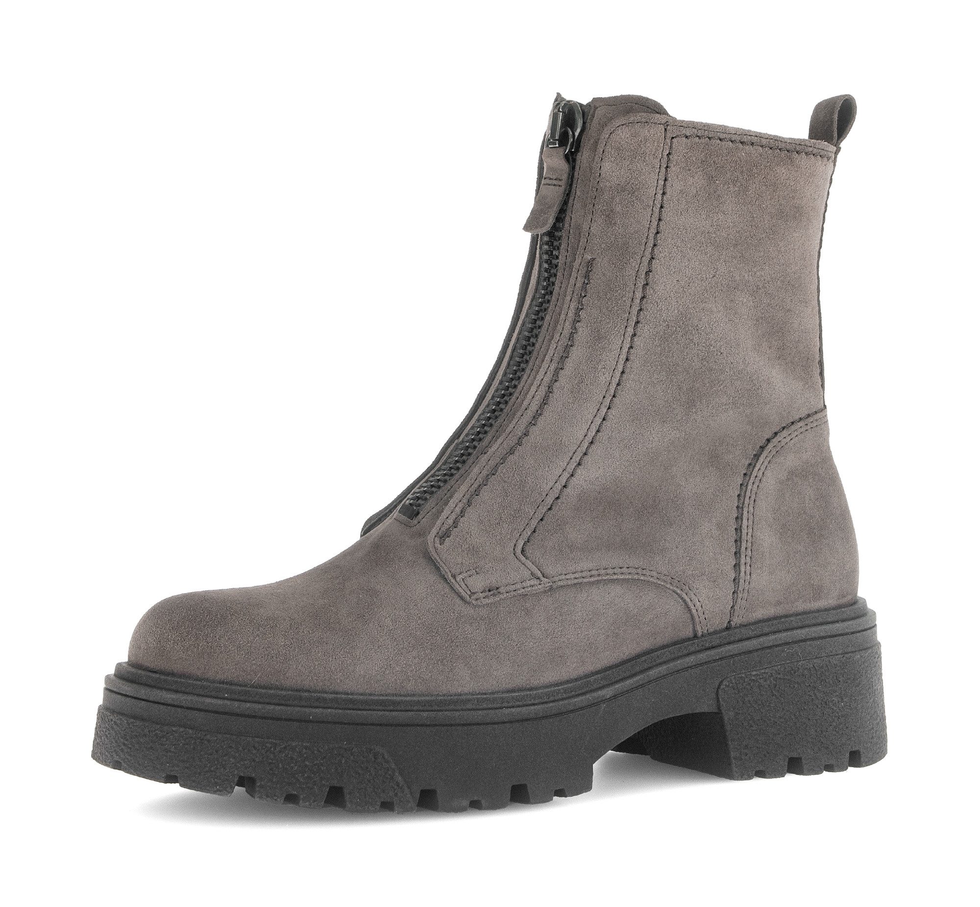 Gabor Winterboots, Blockabsatz, Winterstiefelette mit Front-Reißverschluss