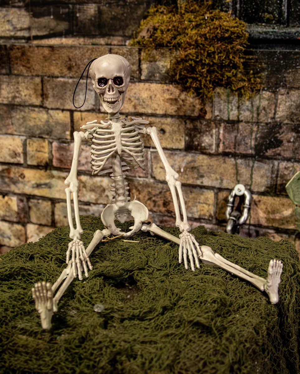 Beweglich Horror-Shop Skelett 40 Dekofigur Halloween cm -