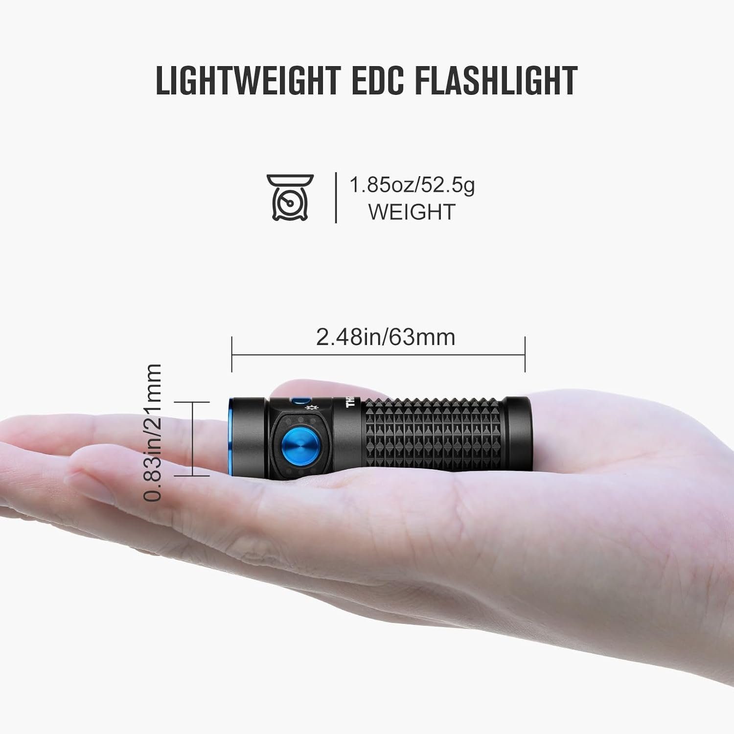 Schwarz 4 Aufladbare Taschenlampe Taschenlampe OLIGHT Baton Olight