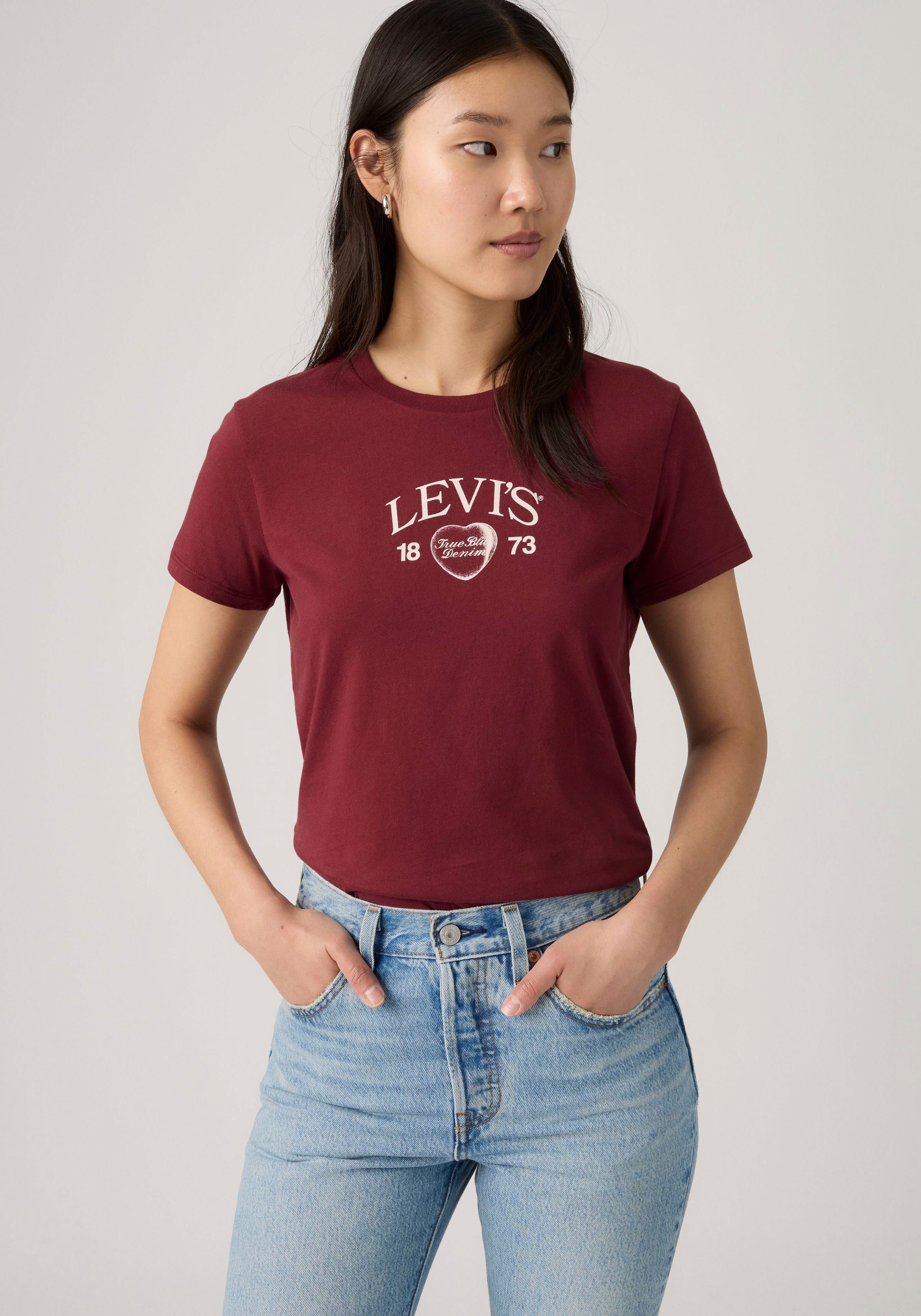 Levi's® T-Shirt THE PERFECT TEE mit Blumen Print – Bild 2 von 5