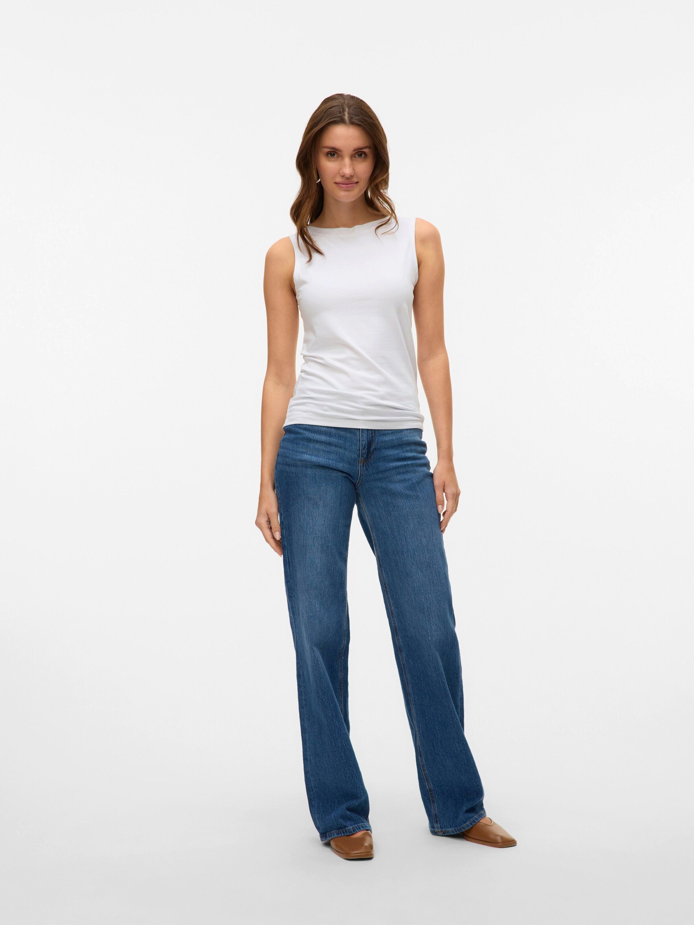 Vero Moda Shirttop VMPanda (1-tlg) Plain/ohne Details günstig online kaufen