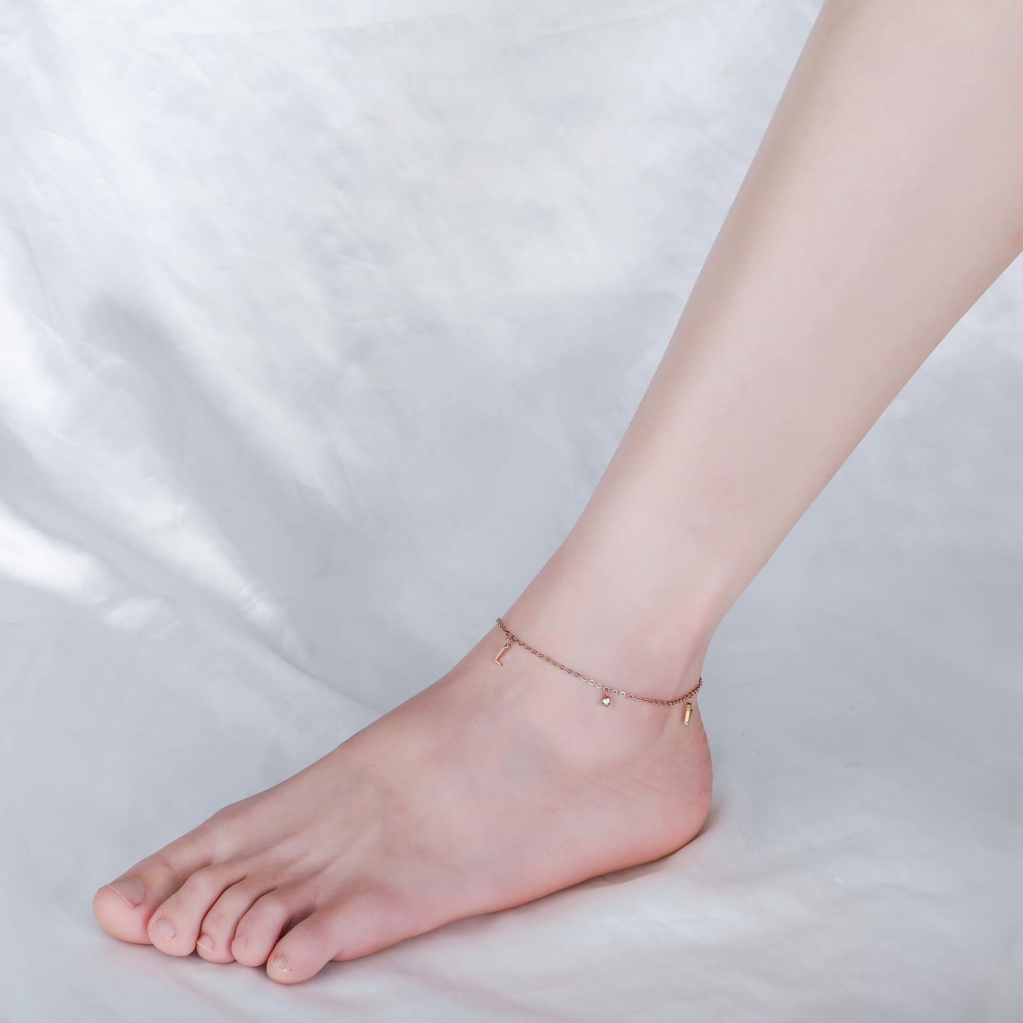 Kim Johanson Fußkette mit Sommerliebe Love Anhänger (1-tlg)