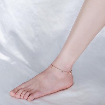 Kim Johanson Fußkette Sommerliebe (1-tlg), mit Love Anhänger