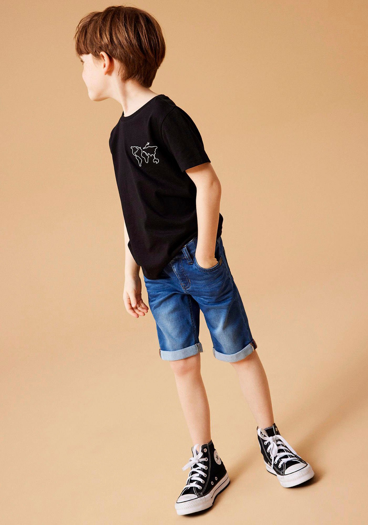 Name It Jeansshorts NKMTHEO XSL DNM L SHORTS 6622-CL NOOS Viskosemischung, Stretch