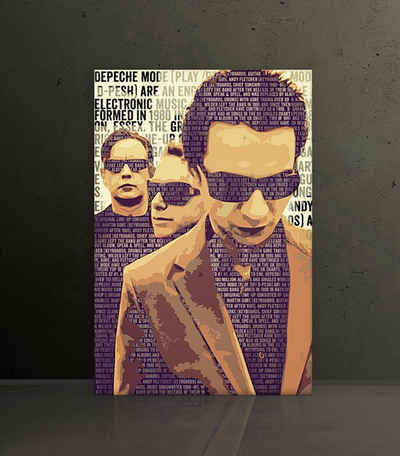 Sinus Art Leinwandbild Depeche Mode 9, 60x90 cm