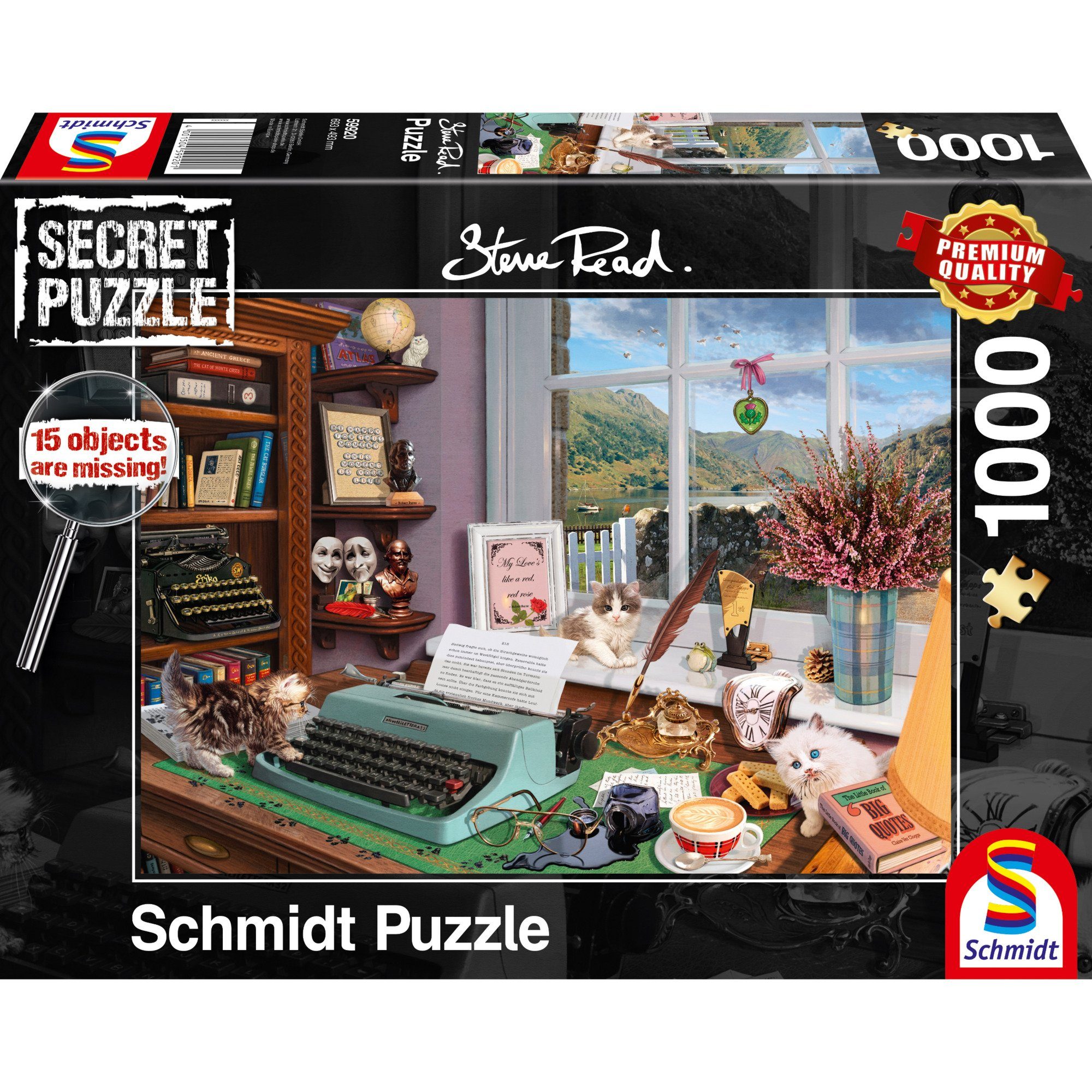 Schmidt Spiele Puzzle Schmidt Spiele Puzzle Steve Read: Am Schreibtisch, 1000 Puzzleteile