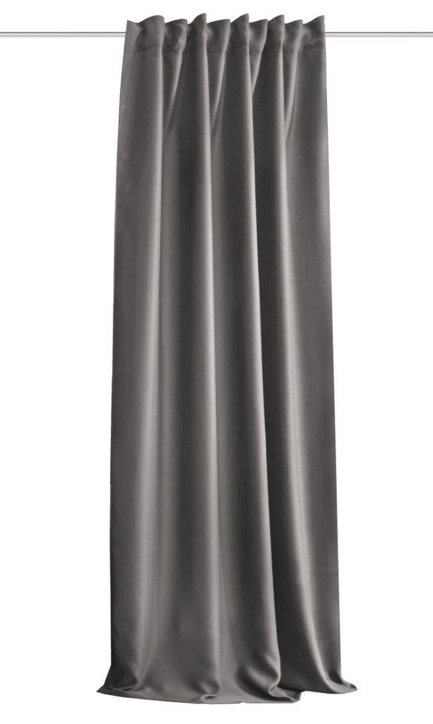 HOME WOHNIDEEN Vorhang 85970 Akustik- &Verdunkelungsvorhang ACUSTICO 160 x 135 cm grau, 100% Polyester