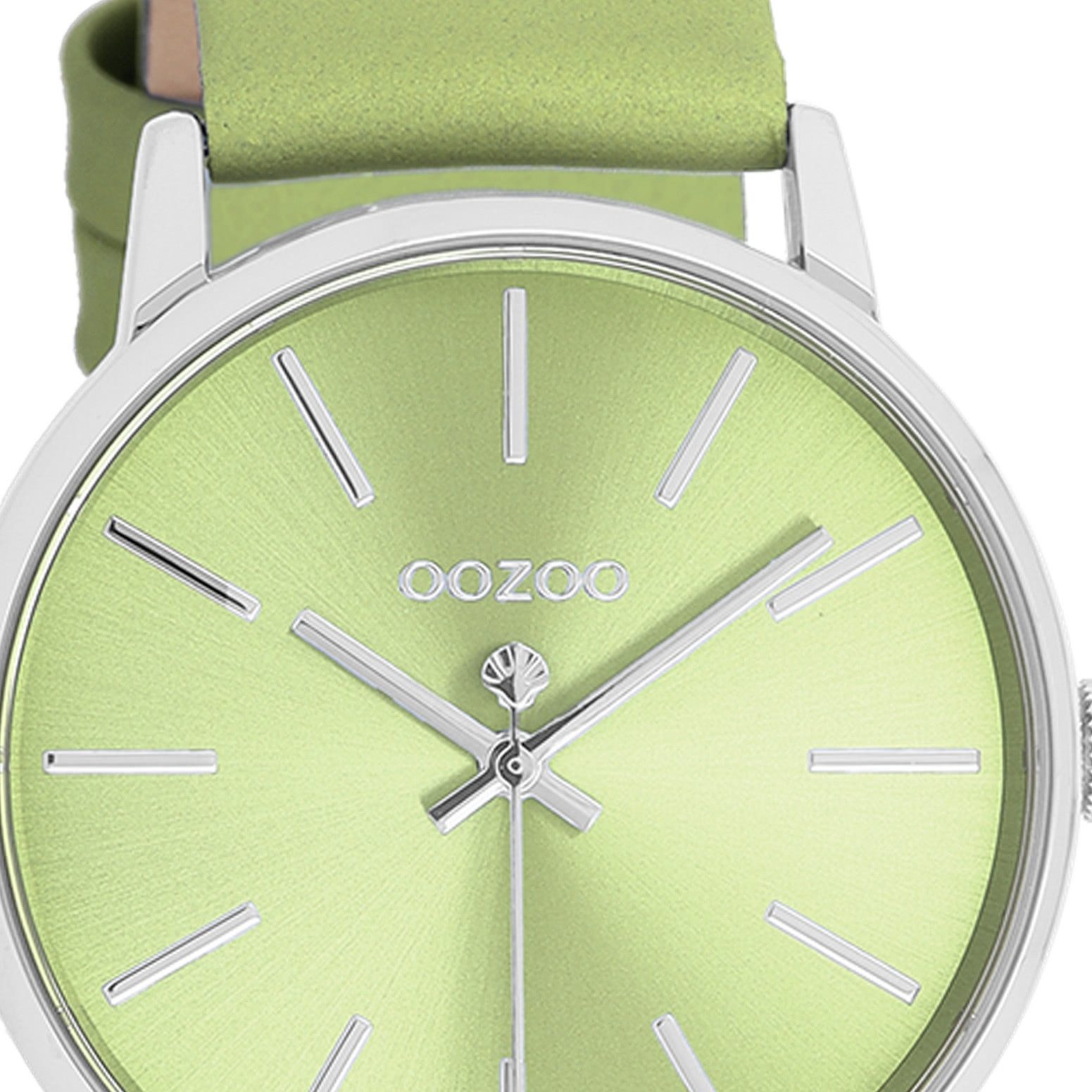 OOZOO Quarzuhr Oozoo Damen Armbanduhr Timepieces Analog, (Analoguhr), Damenuhr rund, mittel (ca. 36mm) Lederarmband, Fashion-Style