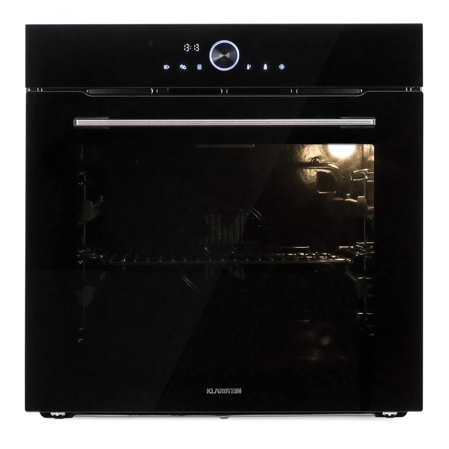 Klarstein Backofen Illuminosa Smart Einbaubackofen, mit Vollauszug, easyClean, Smart Einbaubackofen 11 Funktionen Timer 2800 W
