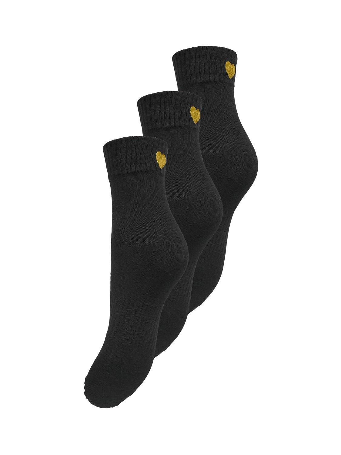 ONLY Socken ONLTINE HEART TENNIS SOCK 3-PACK AC NOOS (Packung, 3-Paar) günstig online kaufen