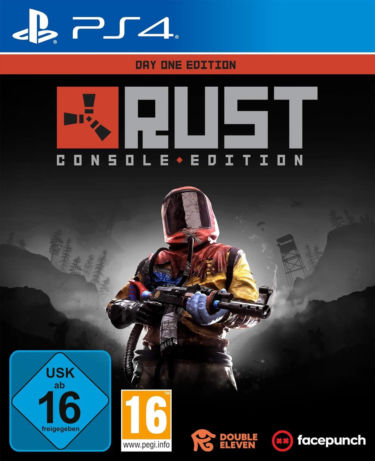 Rust Console Edition Day One Edition PS4 PS5 PlayStation 4, Bauen, Kämpfen, Überleben, Survival-Spiel