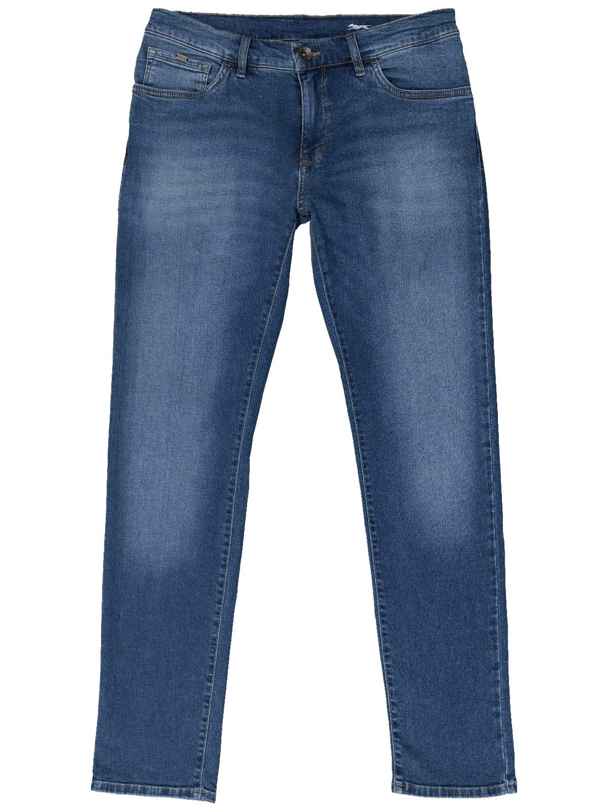Straight-Jeans Herren Super-Stretch-Jeans "My Favorite", Brilliantblau