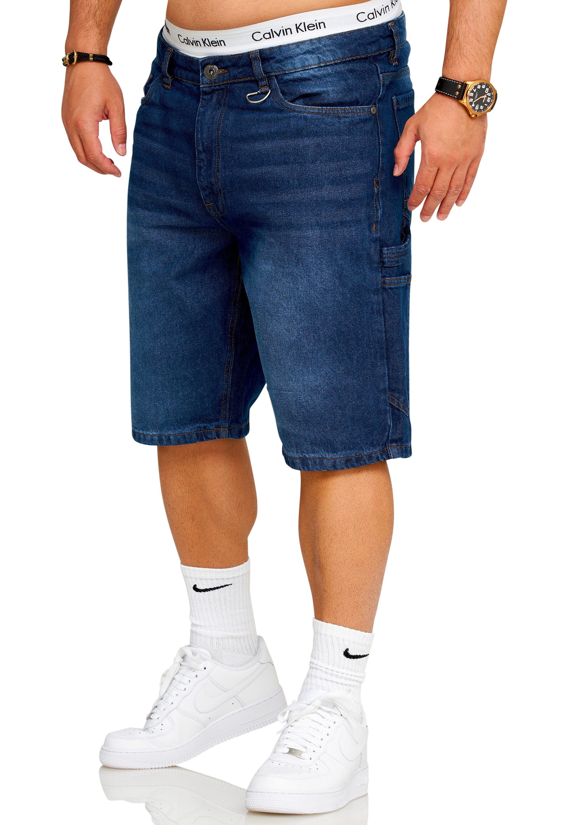 SOULSTAR Jeansshorts S2SAAR Herren Kurze Hose Carpenter Jeans Shorts Bermuda Regular-Fit Workwear