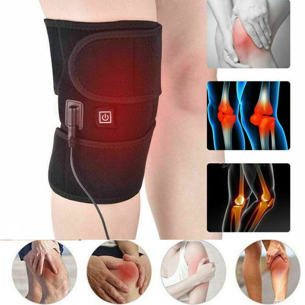 AURIVION Balancekissen Elektrisch beheiztes Kniekissen zur Schmerzlinderung, Selbsterhitzendes Kniepolster für Arthritis & Krämpfe