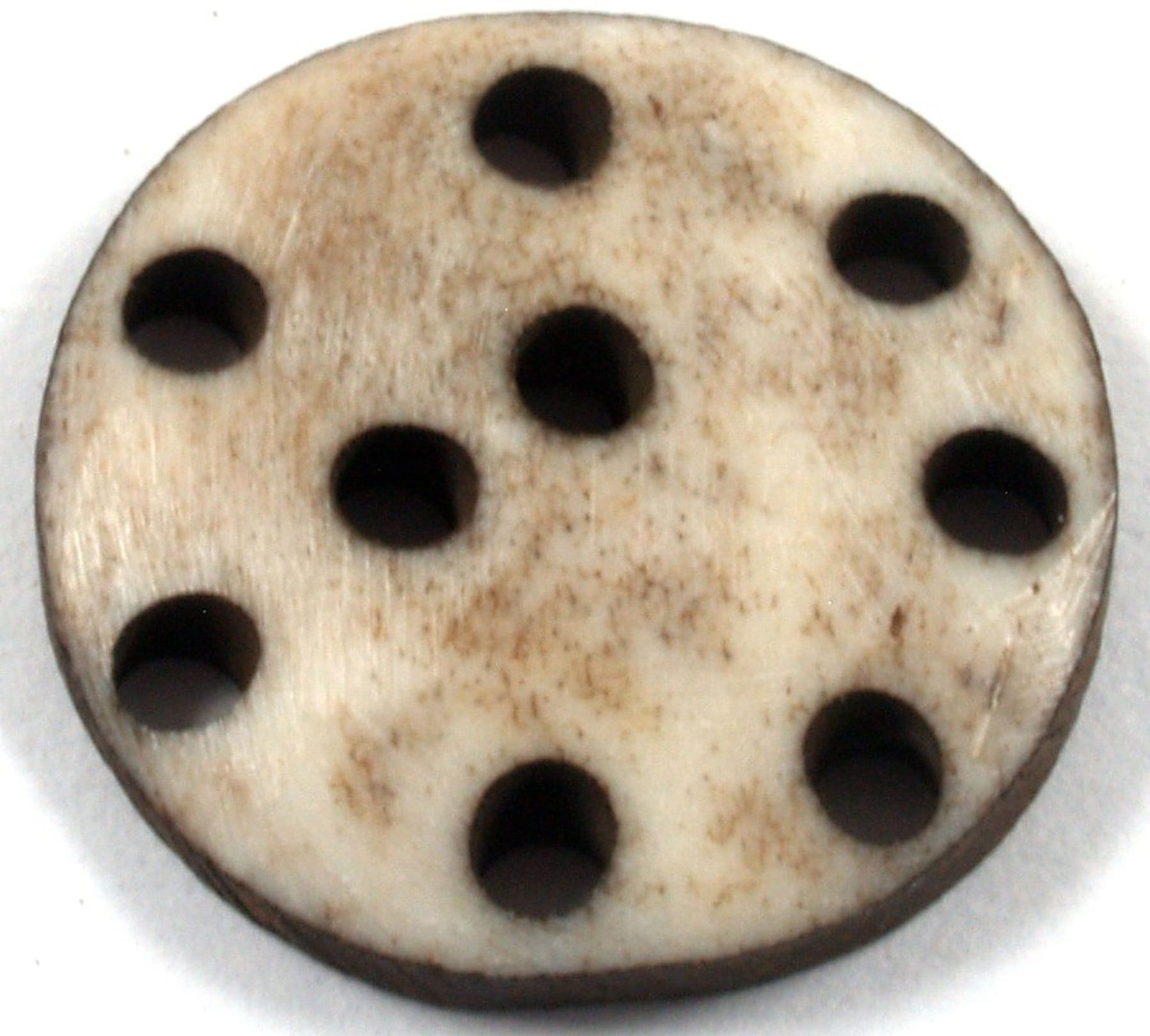 Guru-Shop Knopf Tibet Knopf aus Horn - 8