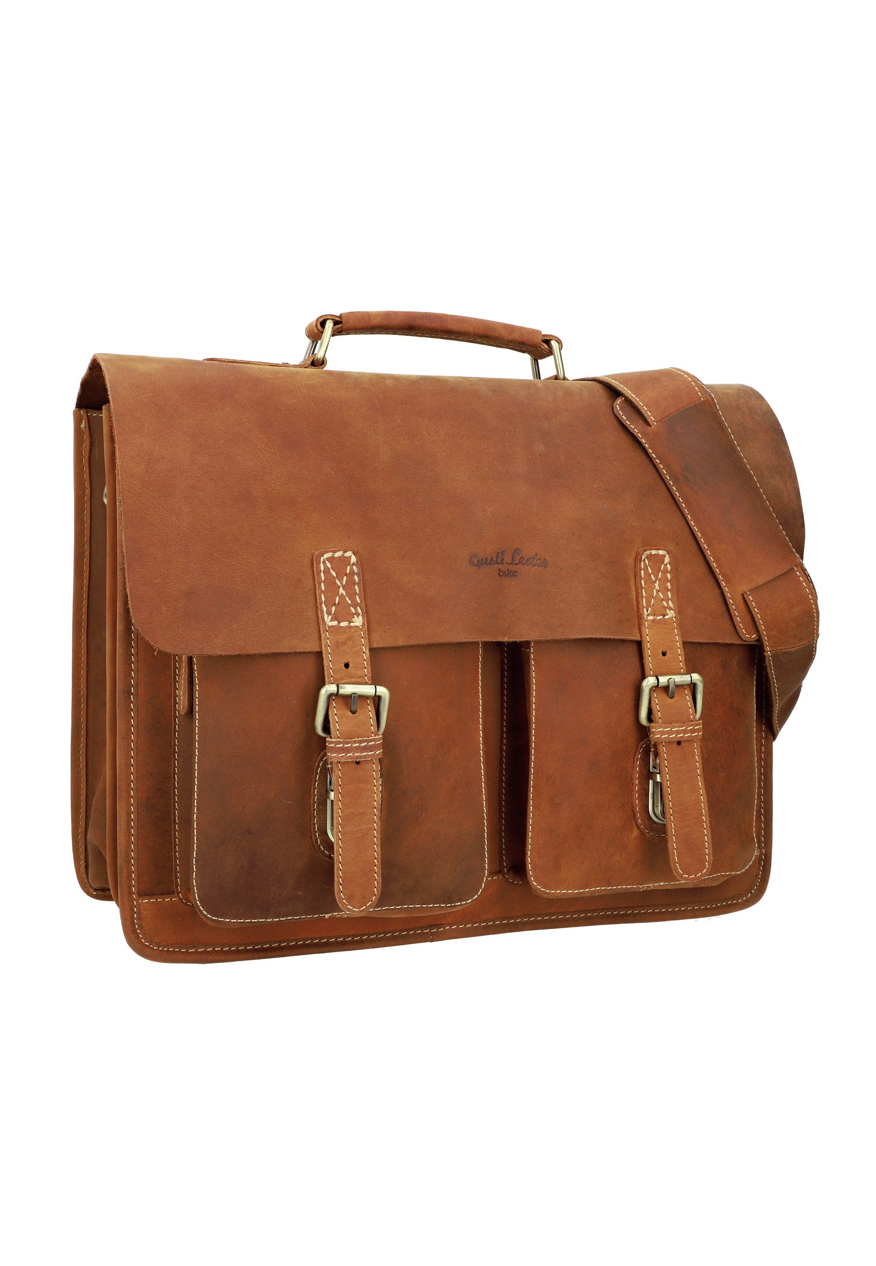 Gusti Leder Fahrradtasche Gusti Leder Gepäckträgertasche Tony M., Aktenordner