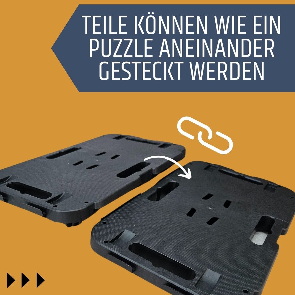 GarPet Transportroller 4er Set Transport Roller Rollbrett Werkstatt Pflanzen Möbel Pflanzen